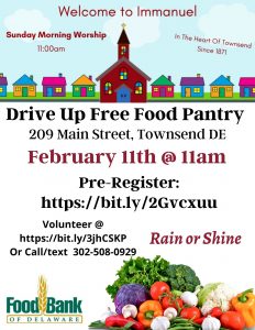Free Food Pantry- 2/11/22 11am