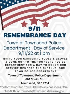9-11 Day of Remembrance PD day of Service
