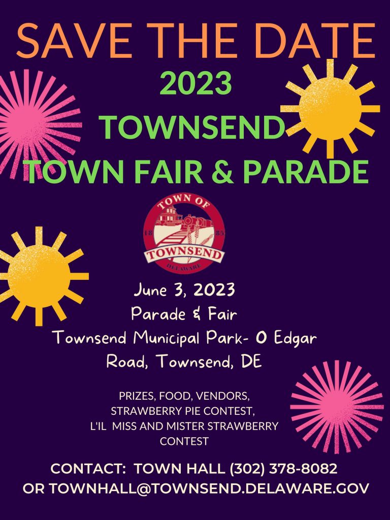 Townsend Parade & Fair Save the Date