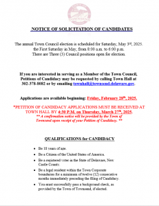 Notice of Solicitation of Candidate Flyer