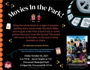 Movies in the park flyer