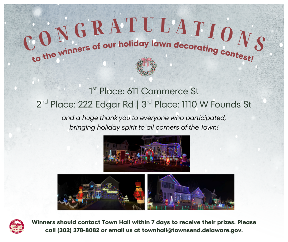 Holiday Lawn decorating contest