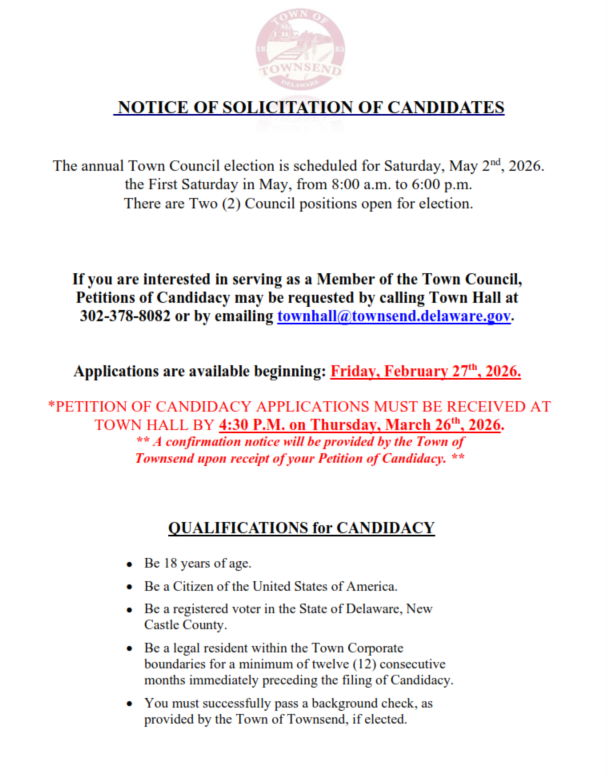 2026 Notice of Solicitation of Candidates