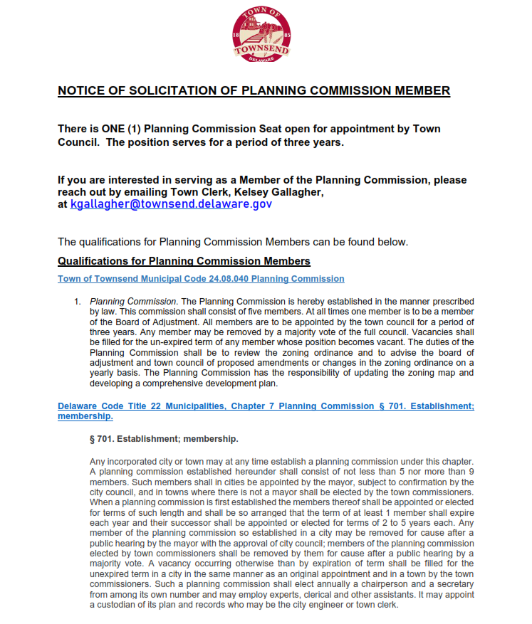 Notice of Solicitation flyer 2026