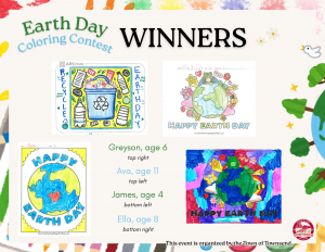 Earth day coloring contest winners