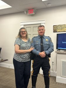 Chief McCloskey with his wife Anita McCloskey